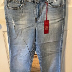 Light Blue Distressed Jeans